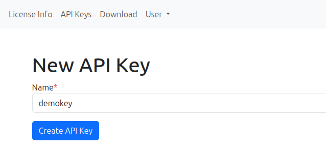 create api key